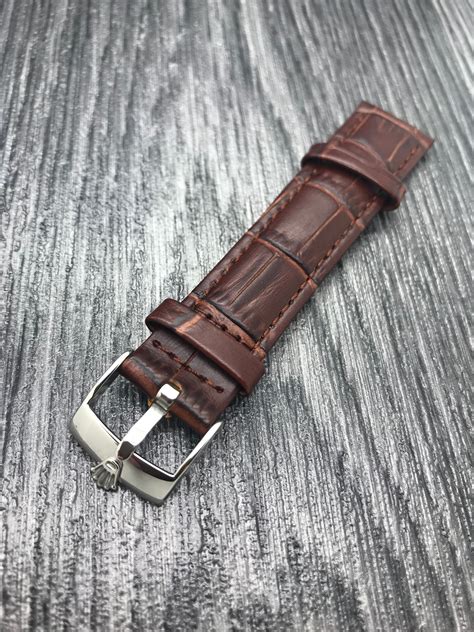 mens leather strap rolex|genuine rolex leather straps.